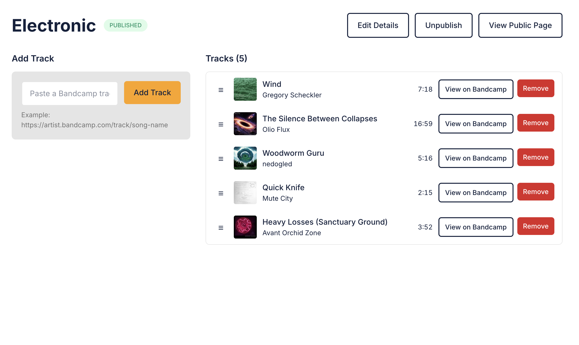 Indie Crates app screenshot